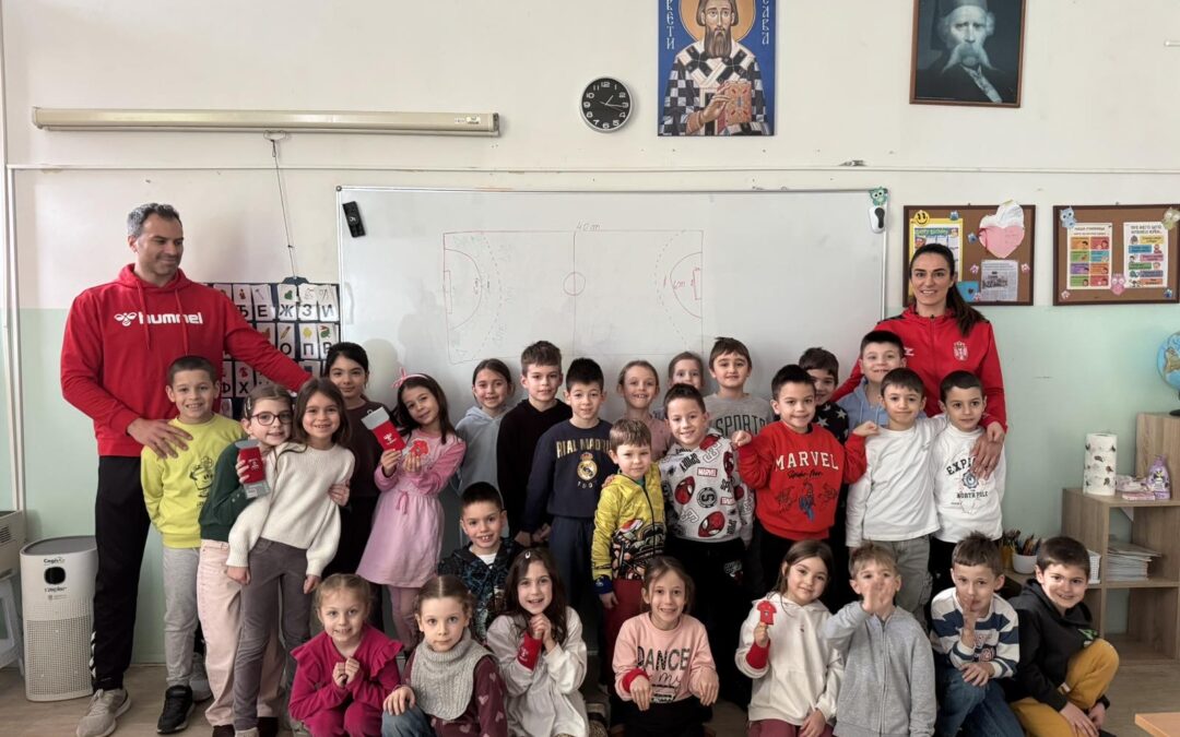 Посета Сање и Стевана Вујовића – инспирација за младе спортисте