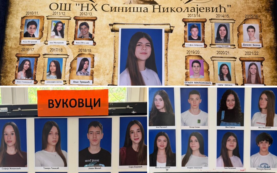 Понос наше школе − Вуковци и ђак генерације