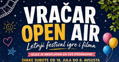 „Vračar open air”– летњи фестивал игре и филма
